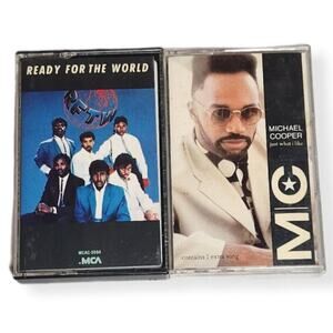 Ready for the World, Michael Cooper R&B Cassette Lot 1980s Tested Pre-owned